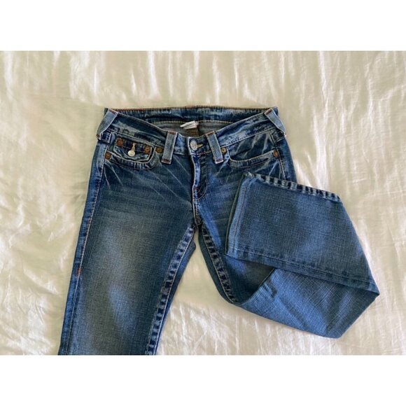 True Religion Billy low rise 5 pocket jeans size 27 - Picture 1 of 5